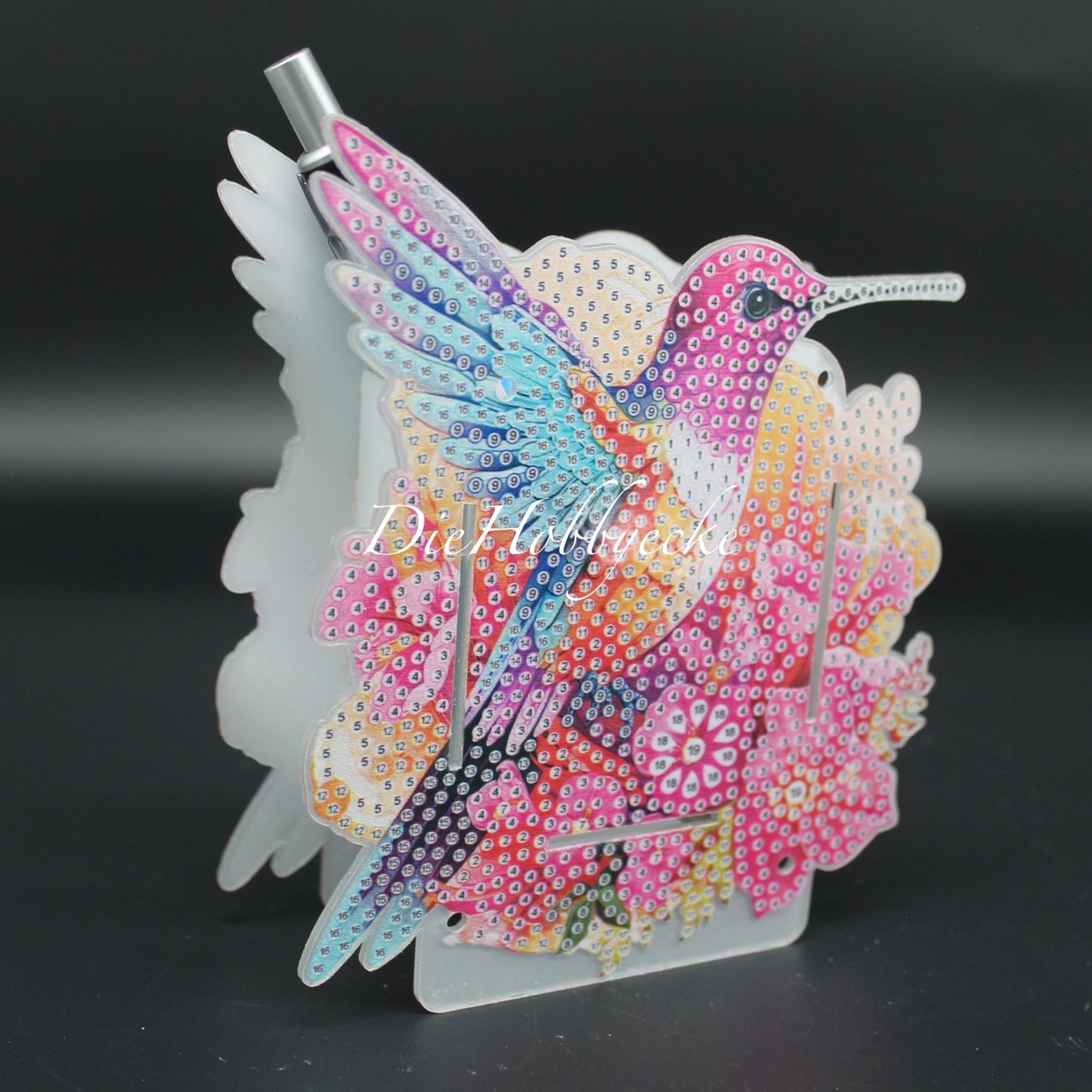 Diamond Painting Stiftehalter Stiftebox bunter Kolibri
