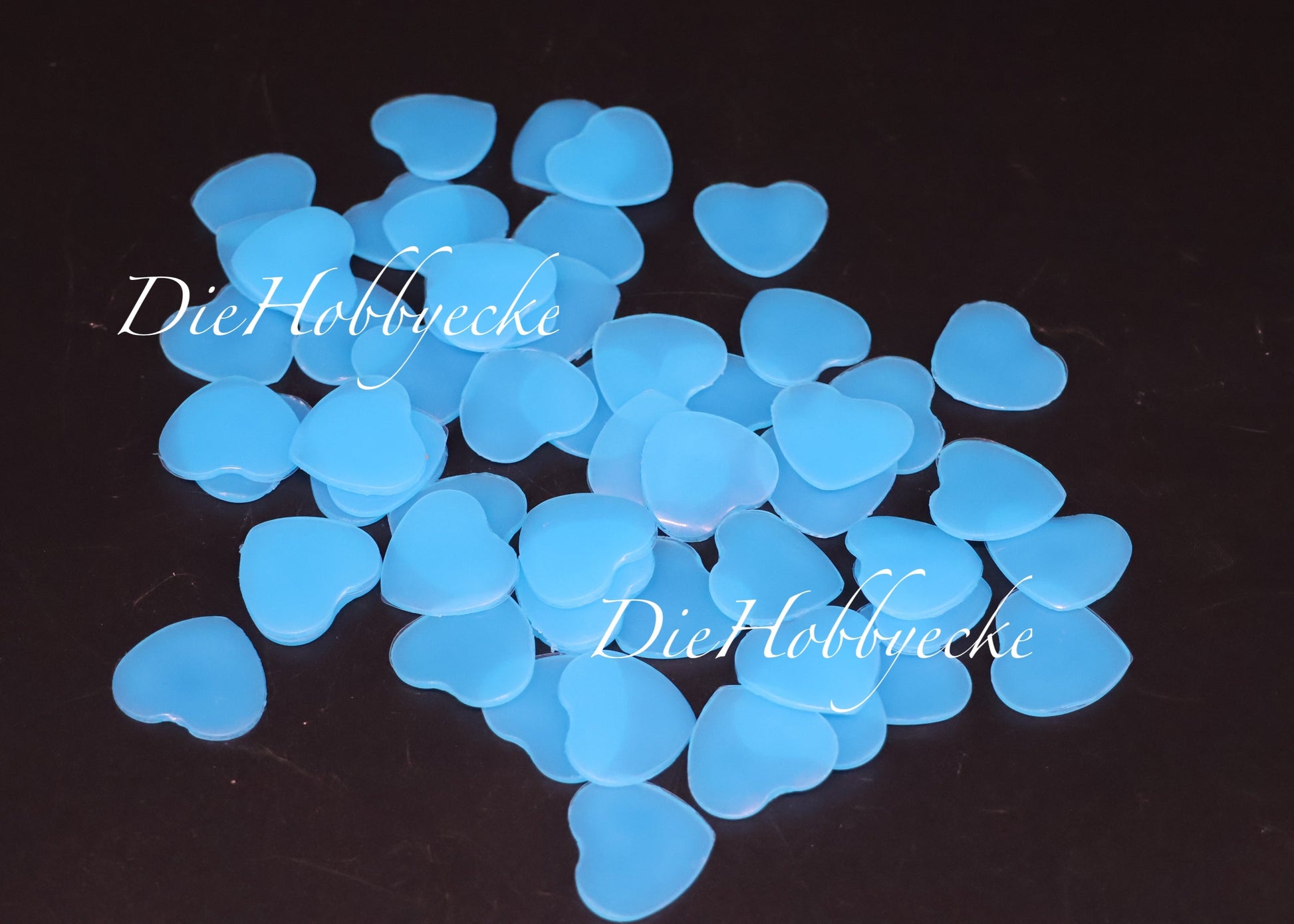 Diamond Painting Nachfüllpack Herzwachs blau+lila