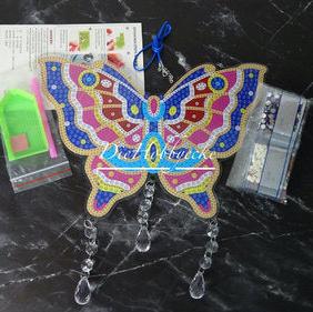 diamond painting Aufhaenger Schmetterling bunt