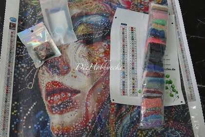 Diamond Painting Künstlerbild Blumenfee