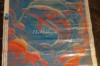 Diamond Painting KI-Künstlerbild Delfin