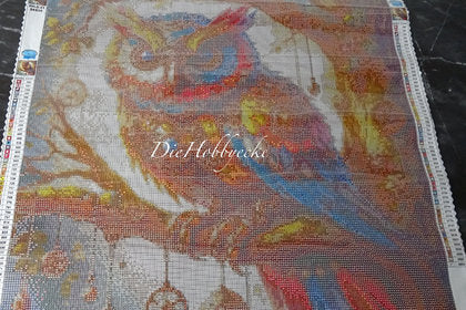 Diamond Painting Ki-Künstlerbild Eule