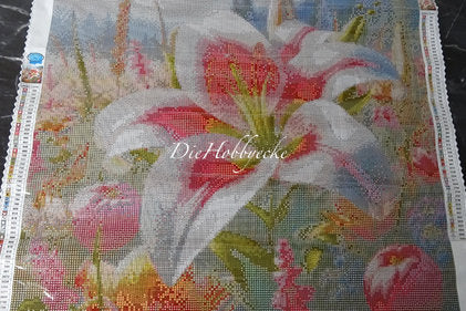 Diamond Painting KI-Künstlerbild Blume Lilie