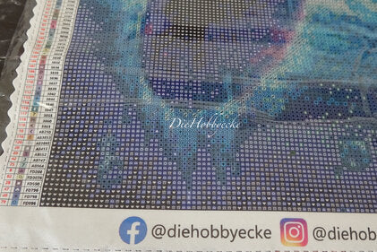 Diamond Painting Bild 50x50 Wal Orci 120x Harz-/AB-Fairy Dust-Steine with DiamondPaintingBee