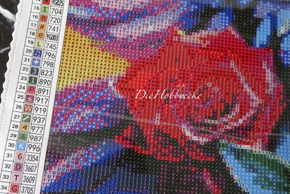 Diamond Painting Bild leuchtende Eule