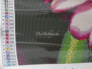 Diamond Painting Bild leuchtender Schmetterling