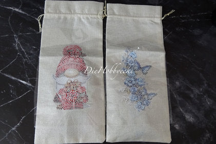 diamond painting Flaschentaschen