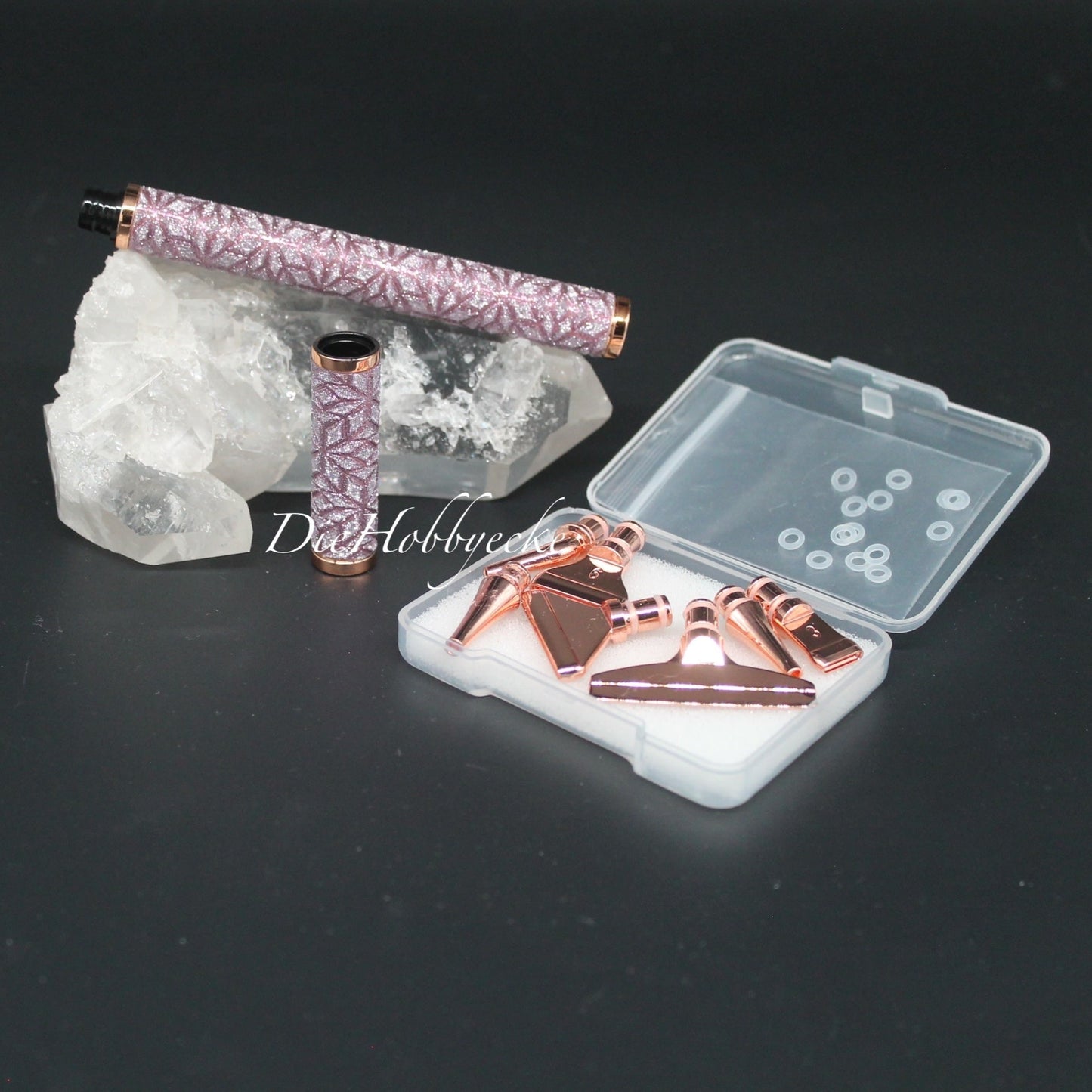 Diamond Painting Glitzerstifte mit Edelstahlaufsätze