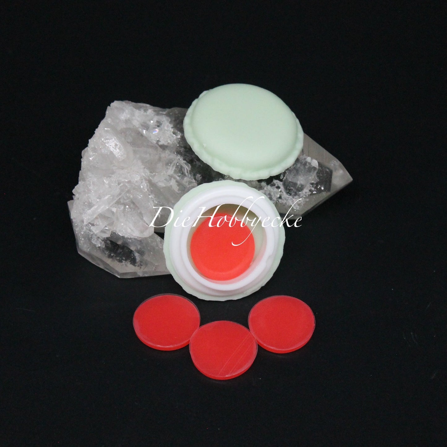 Diamond Painting Wachs Macaron gruen