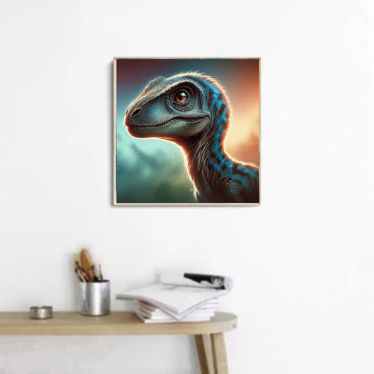 Diamond Painting Bild Dino little Spooky