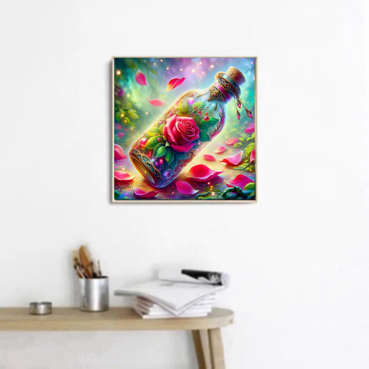 Diamond Painting Bild magische Flasche