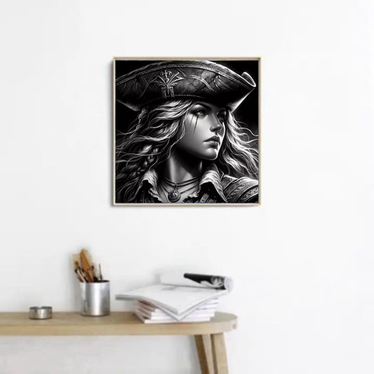Diamond Painting Bild 60x60 Vorbestellung Piratin Silent Hope with Oversas_Plopp