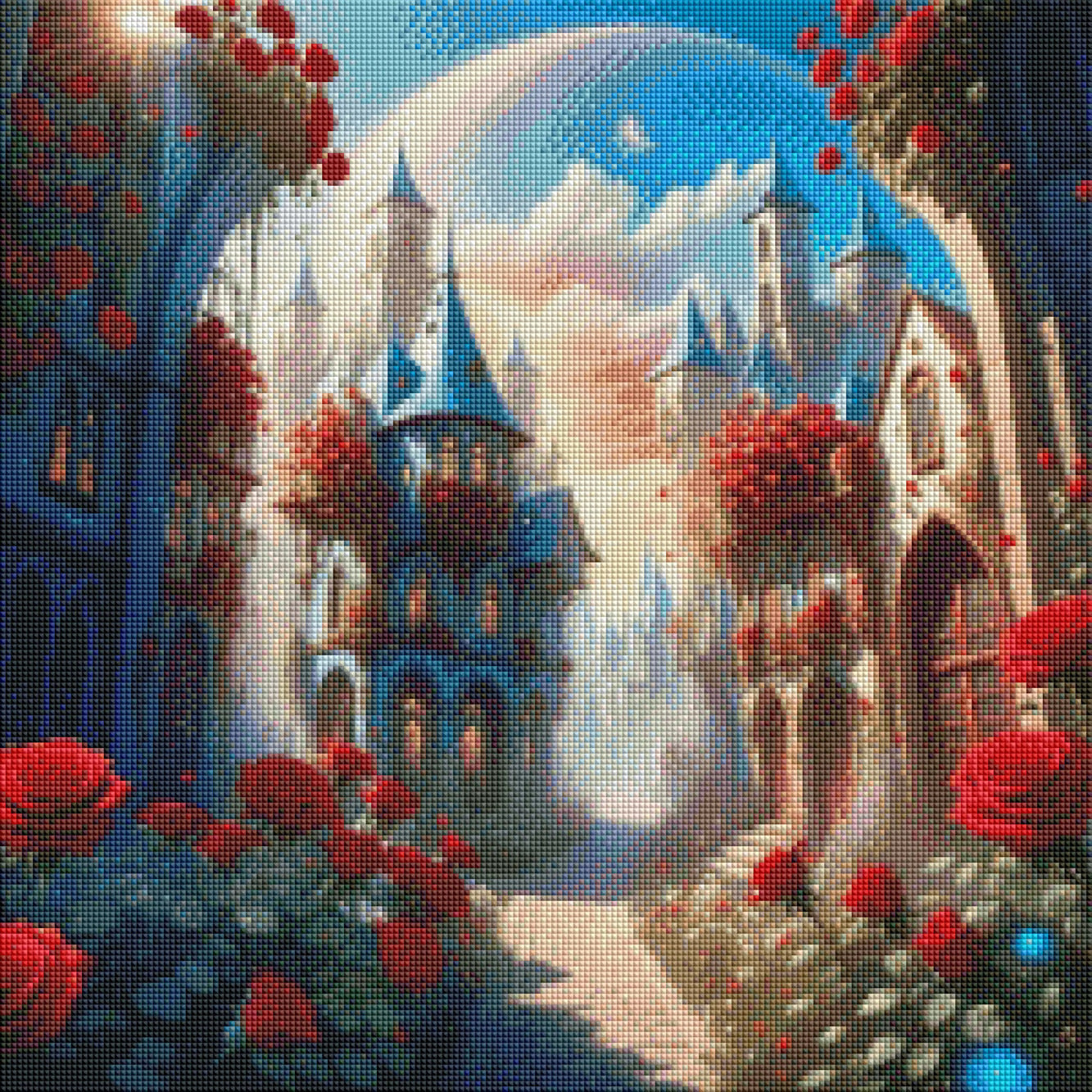 Diamond Painting Bild Rosenstadt