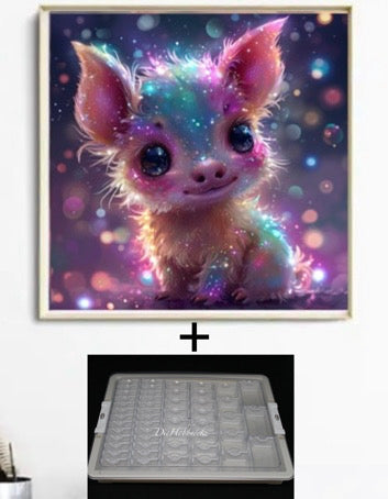 Diamond Painting Bundle Set Bild Rosinchen + Aufbewahrungsbox