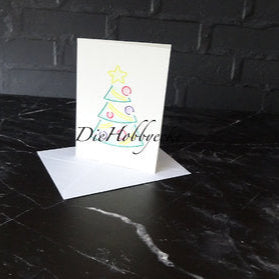 Kreative Ideen / Geschenkkarte Aquarell Weihnachtsbaum